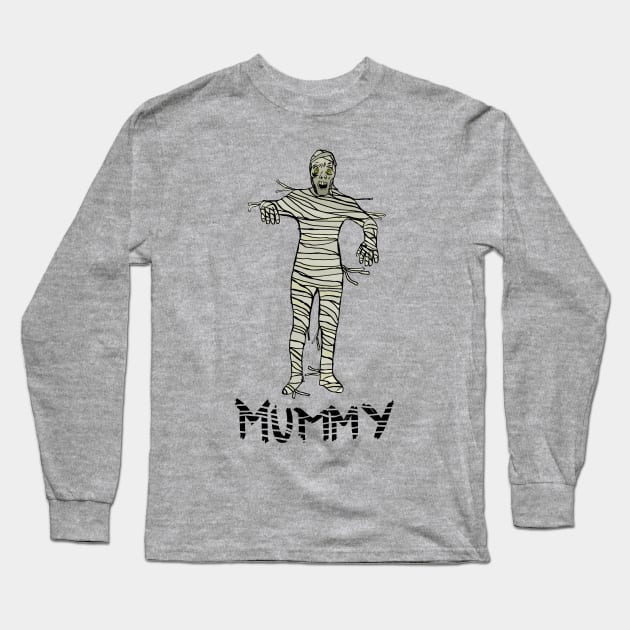 Mummy Long Sleeve T-Shirt by LoganJ